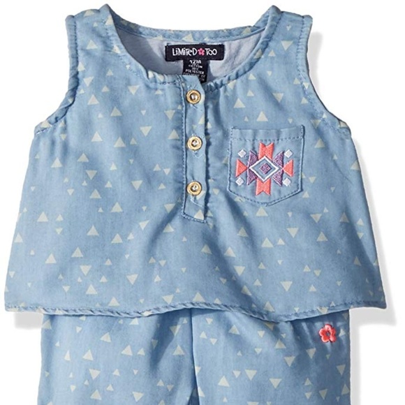 Limited Too Other - Limited Too Baby Girl's Romper Shorts New w/ Tags